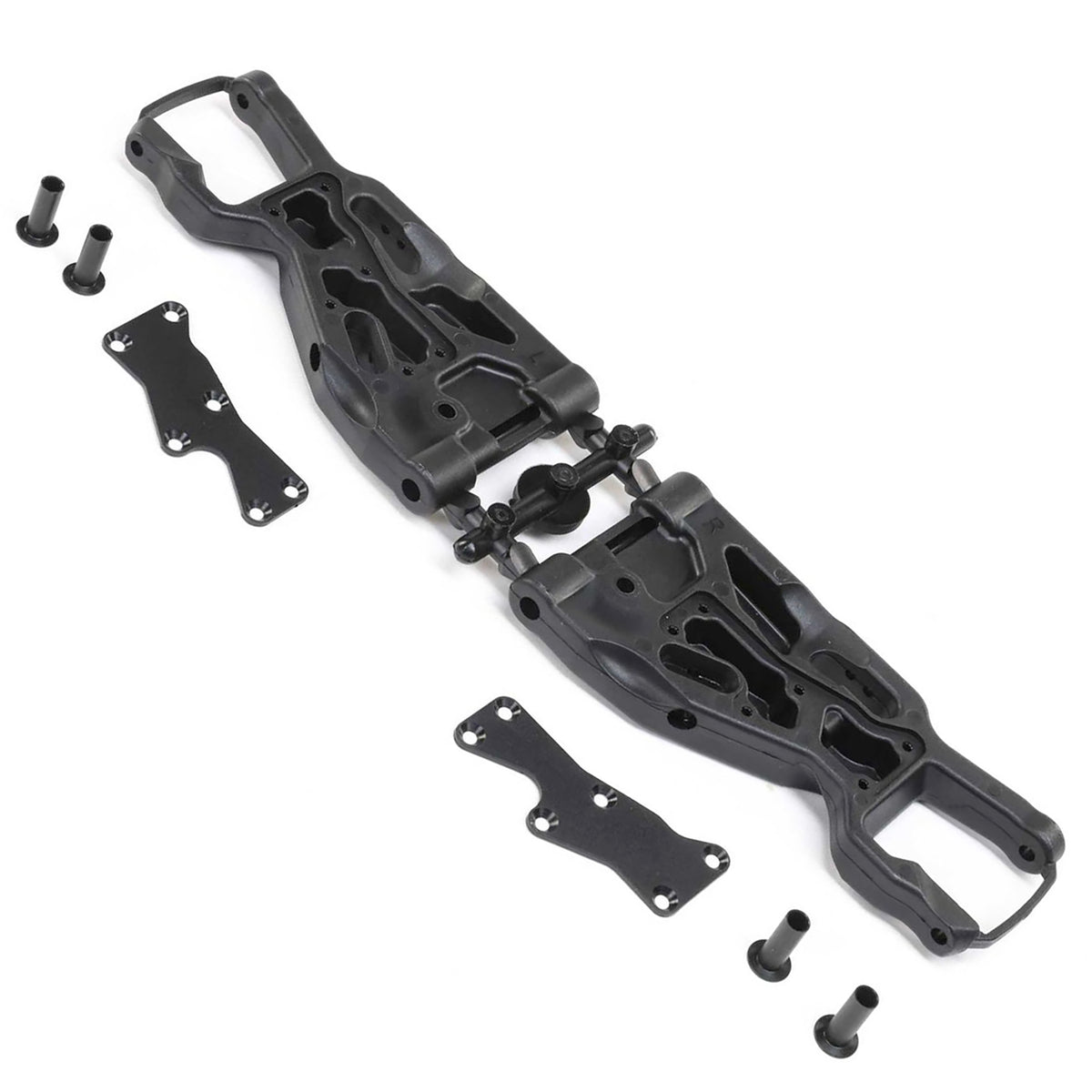 TLR Front Arm Set w/Inserts: 8X, 8XE 2.0