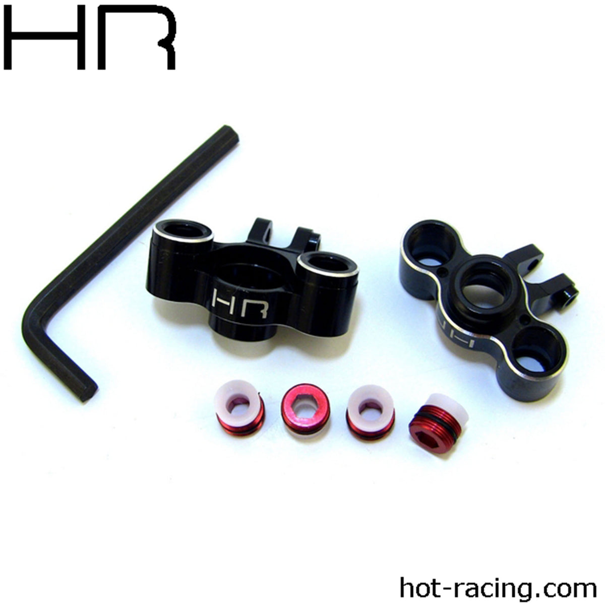 Hot Racing Aluminum Knuckle Axle Carrier Set for Traxxas 1/16