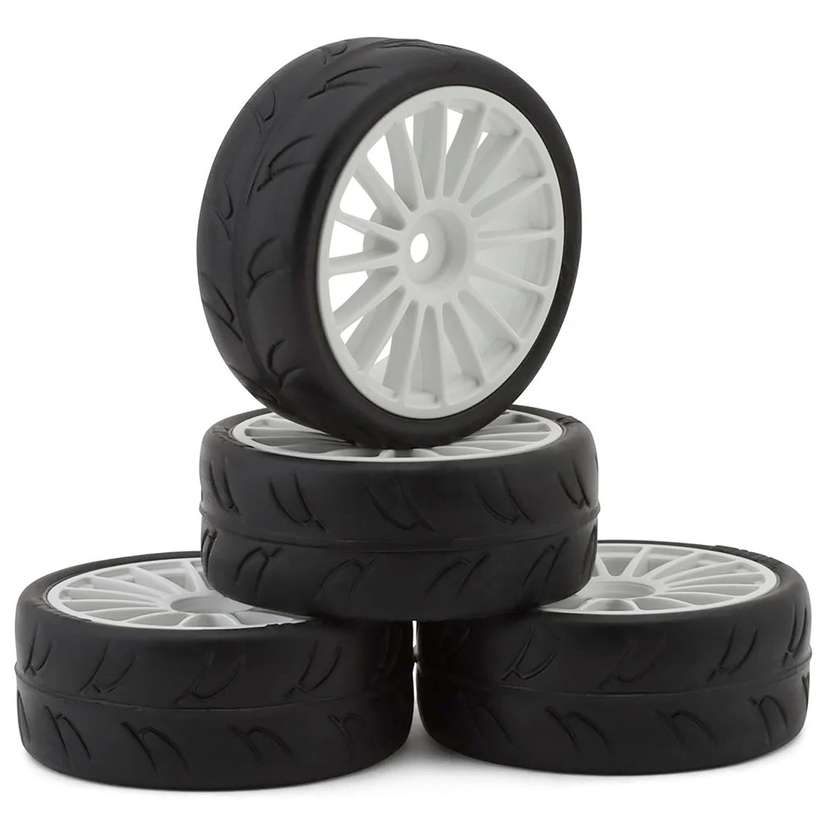 Yeah Racing Zero-Max S01 1/10 Touring Car Pre-Mount w/12mm Hex (4) (Street Compound)