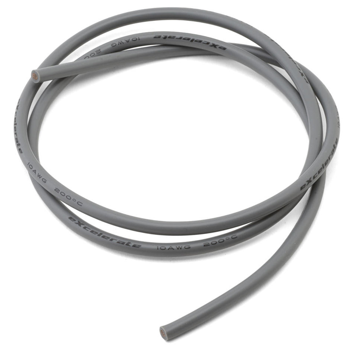 eXcelerate Silicone Wire (Grey) (1 Meter) (10AWG)