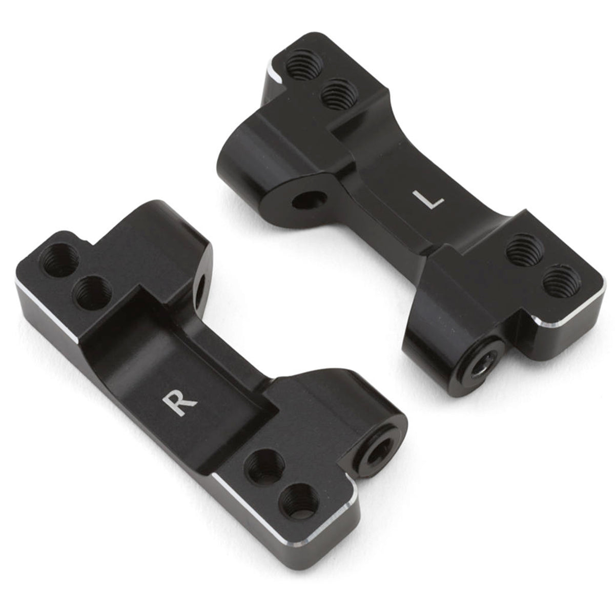 Yeah Racing Team Associated RC10 Aluminum Rear Lower Arm Mounts (Black) (2)