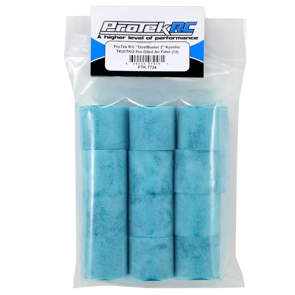 ProTek RC DustBuster 2 Kyosho MP10 & MP9 Pre-Oiled Air Filter Foam (12)