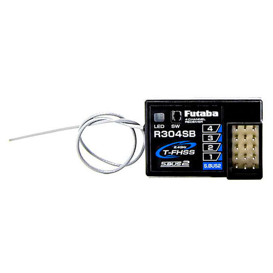 Futaba R304SB T-FHSS 4-Channel Telemetry Enabled 2.4GHz Receiver