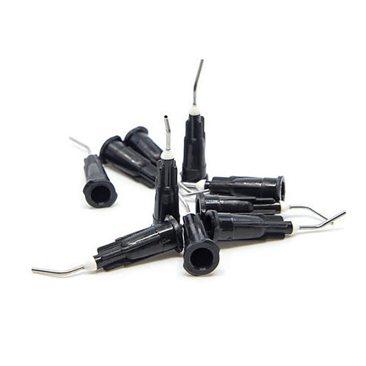 1UP Curved Steel Glue Standard Tips - Medium - Thick Glue