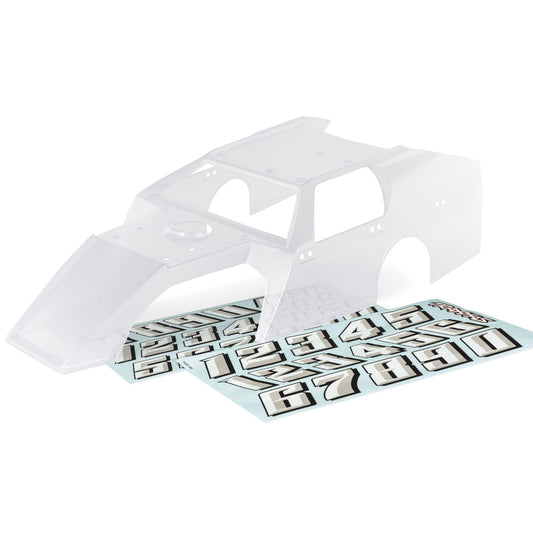Traxxas Slash Modified Clear Clipless Body (w/decals)