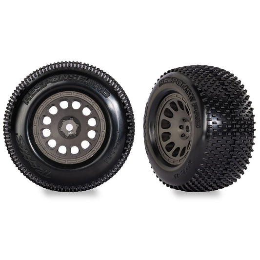 Traxxas Mini XRT Grey Wheels w/Response Pro Tires (2)