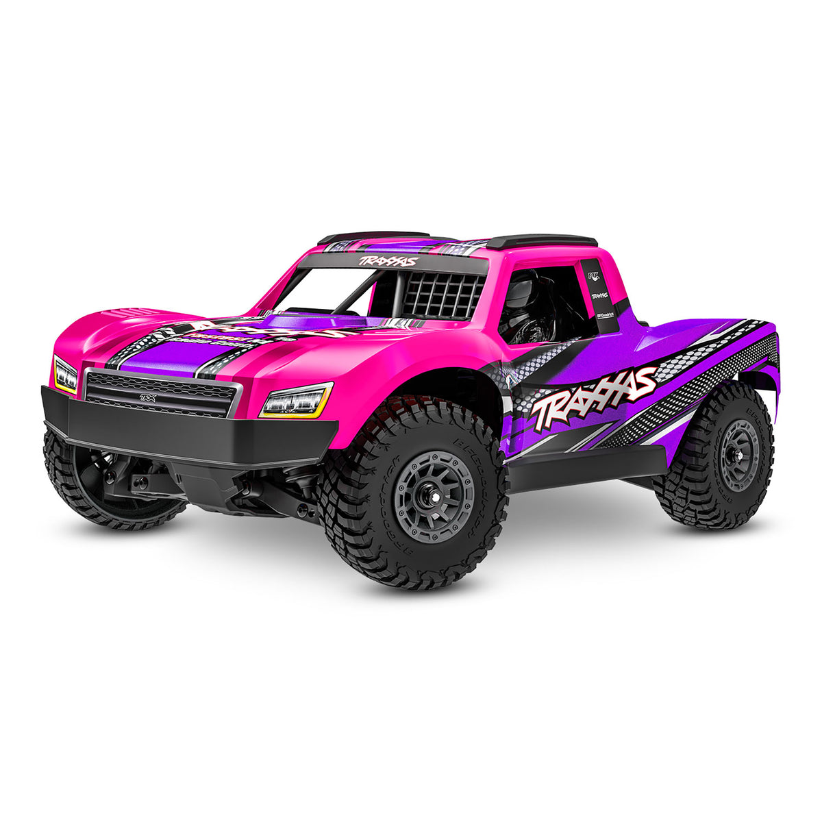 Traxxas Mini Slash® Brushless 1/16 4WD RTR Short Course Truck w/TQ™ 2.4Ghz Radio, Battery (Pink)