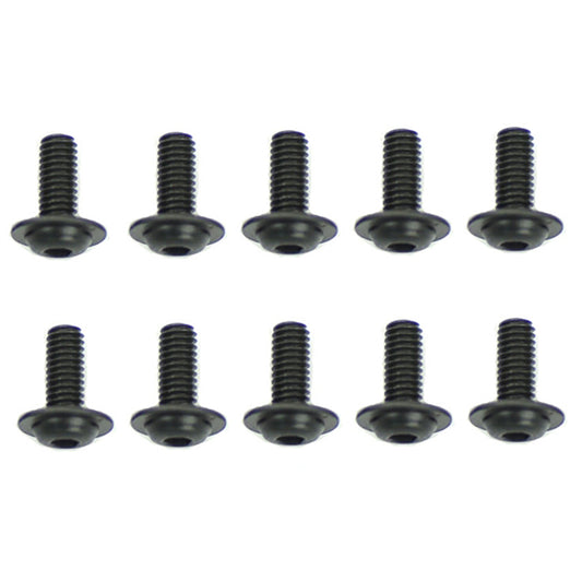 Serpent Screw Allen Roundhead Flanged M4x10 (10)