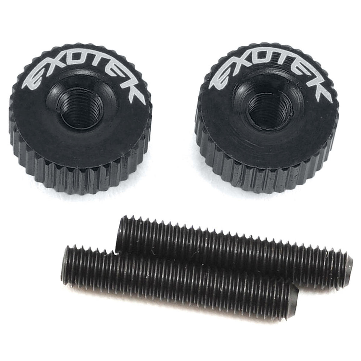 Exotek Twist Nuts For M3 Thread, Black