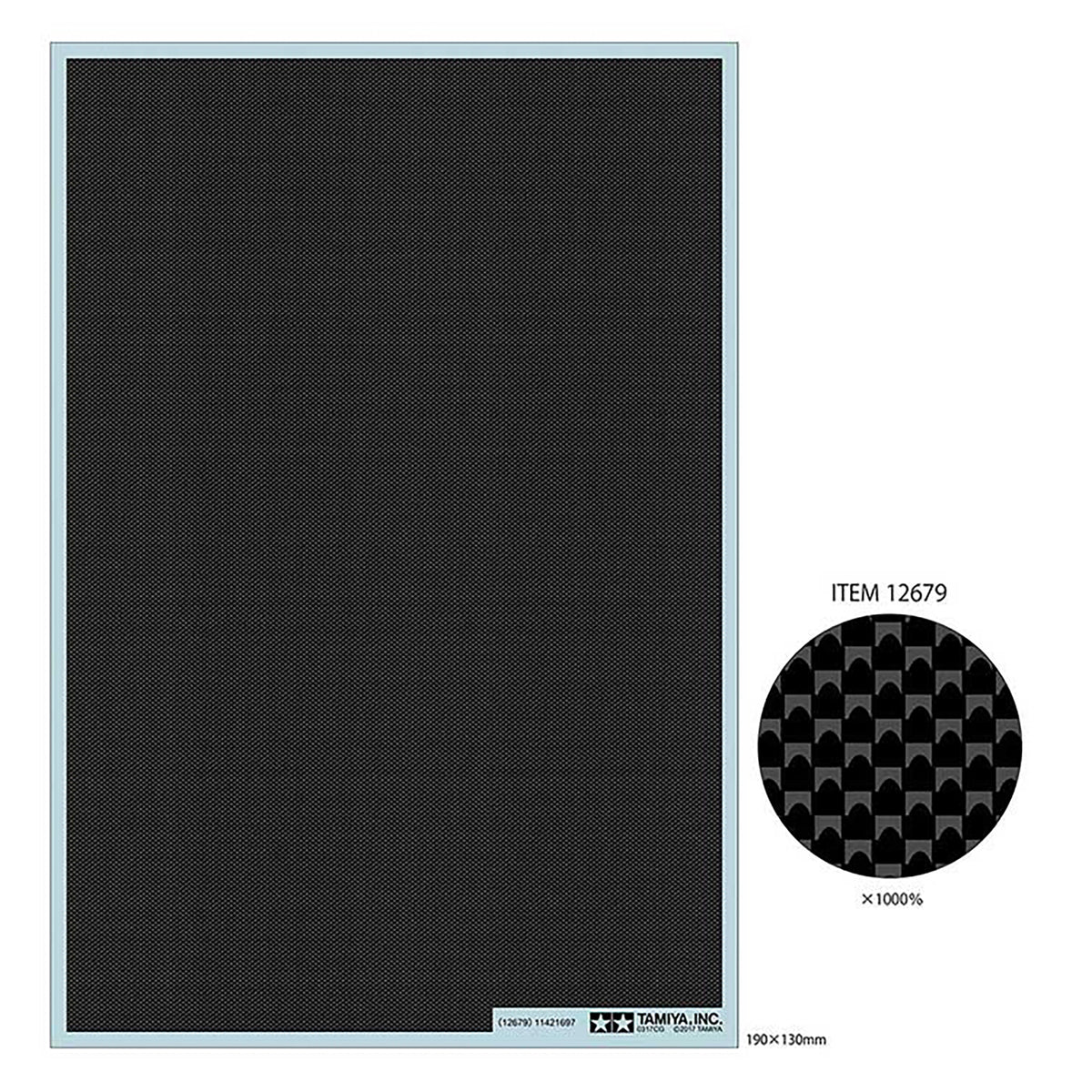 Tamiya Carbon Pattern Decal (Plain Weave/Fine)