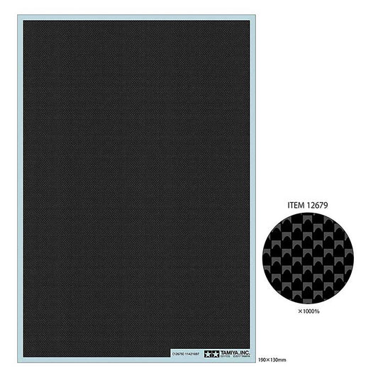 Tamiya Carbon Pattern Decal (Plain Weave/Fine)