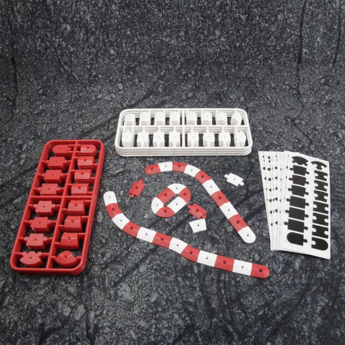 HPI nano-TTR Curb Set - Red and White