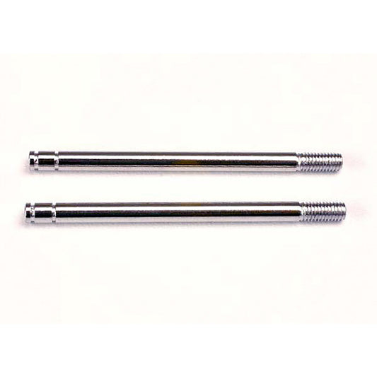 Traxxas Shock Shafts, Steel, Chrome Finish (long) (2)