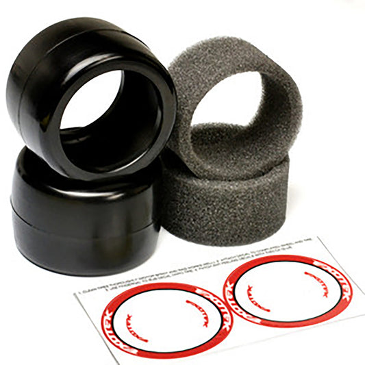 Exotek F1 Tires, Rear 28X (Double Red)
