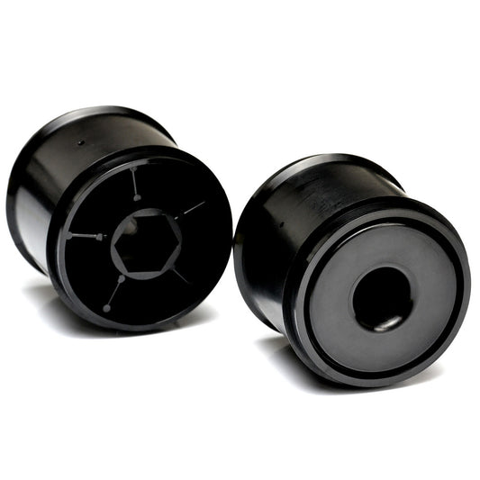 Exotek F1 1/10 Disk Wheels (Black) Rear (2)  for use with Exotek F1 Tires Only
