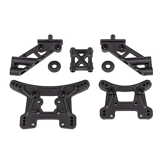 Team Associated Front and Rear Shock Towers and Wing Mounts Set