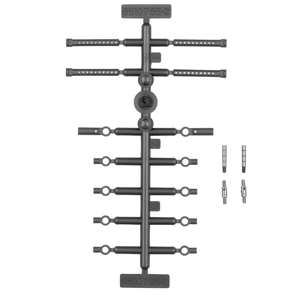 Team Associated RC28 Turnbuckle and Damper Tube Set