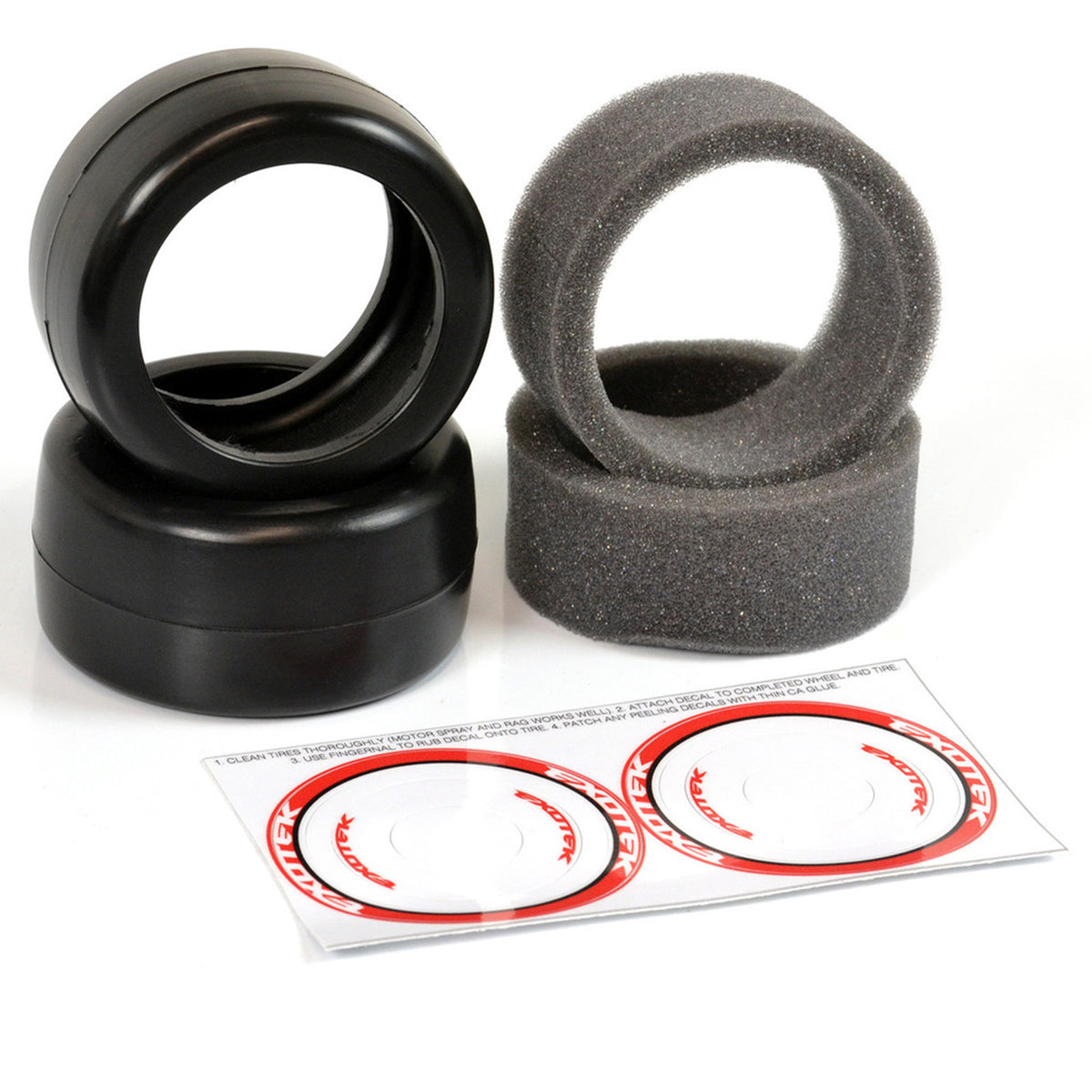 Exotek F1 Tires, Front 38X (Red)