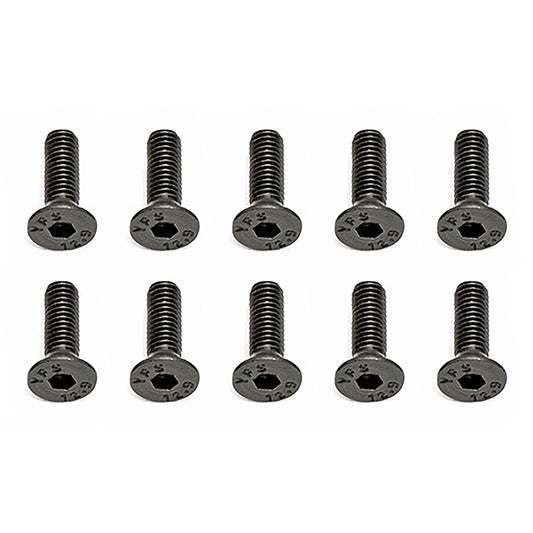 Team Associated M3x10mm Flat Head Screws (10)