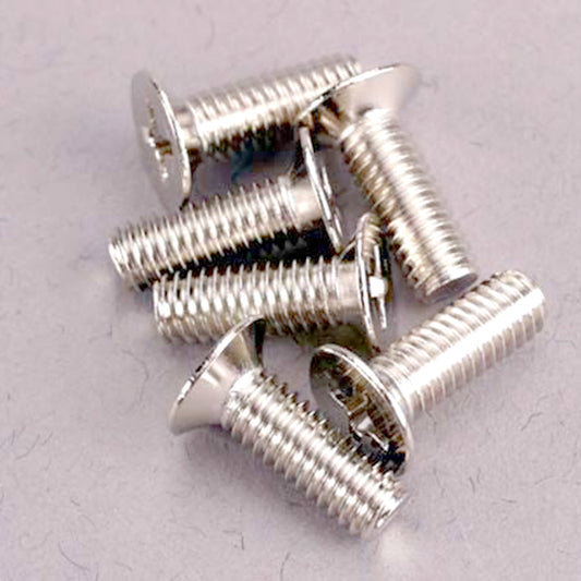 Traxxas Countersunk Machine Screws 4x12 mm (6)