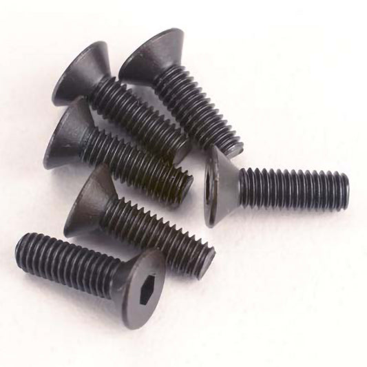 Traxxas 3x10mm Flat Head Screws (6) 2551