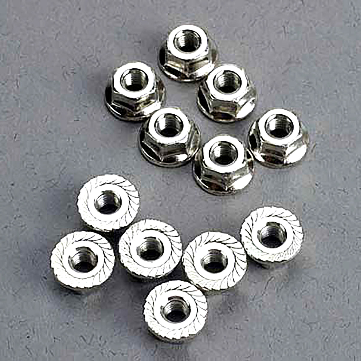 Traxxas 3mm Flanged Nuts (12)