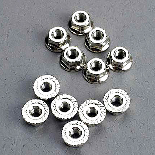 Traxxas 3mm Flanged Nuts (12)
