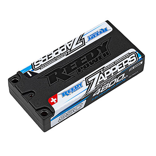 Team Associated Reedy Zappers HV SG6 2S Low Profile Shorty 95C LiPo Battery (7.6V/4800mAh) w/5mm Bullets