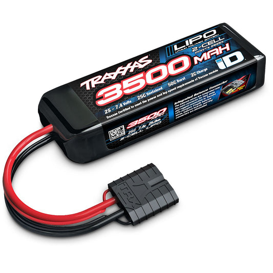 Traxxas 2-Cell 7.4V ID 3500 mah 25C Lipo Battery