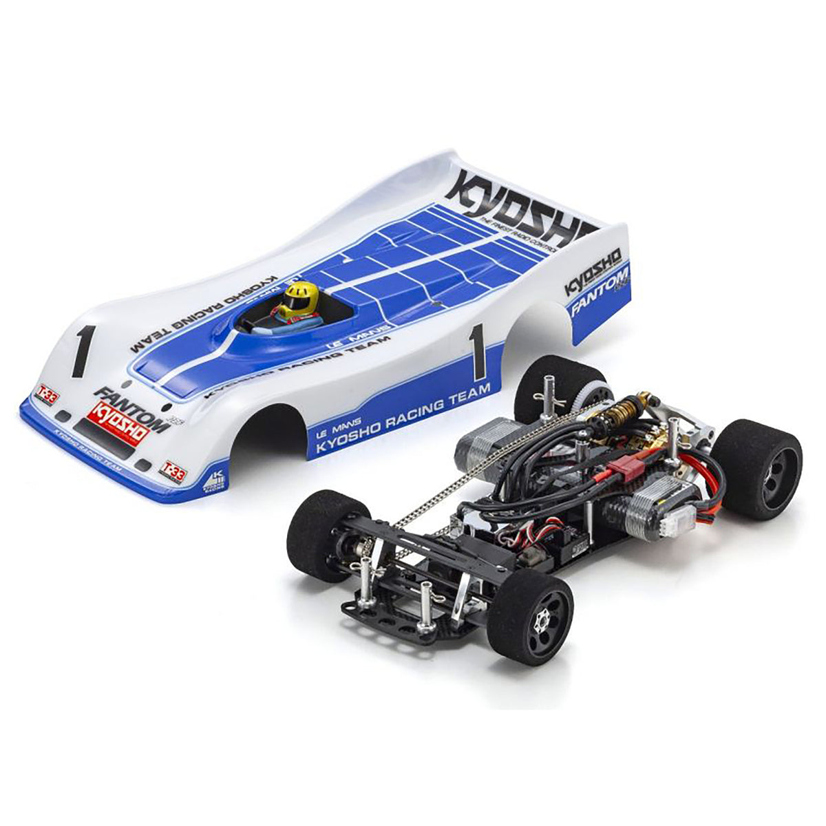 Kyosho Fantom PZF T-33 1:12 Scale Radio Controlled Electric Powered 4WD Racing Car