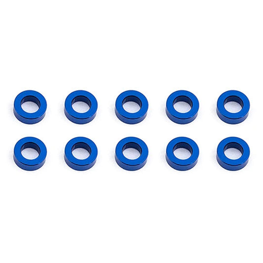 Team Associated Ballstud Washers 5.5x3.0x2.0mm, Blue Aluminum