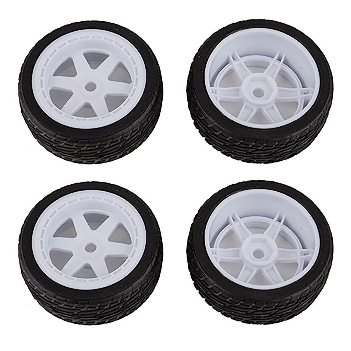 Team Associated Hoonitruck Pre-Mounted Touring Car Tires (12mm hex)
