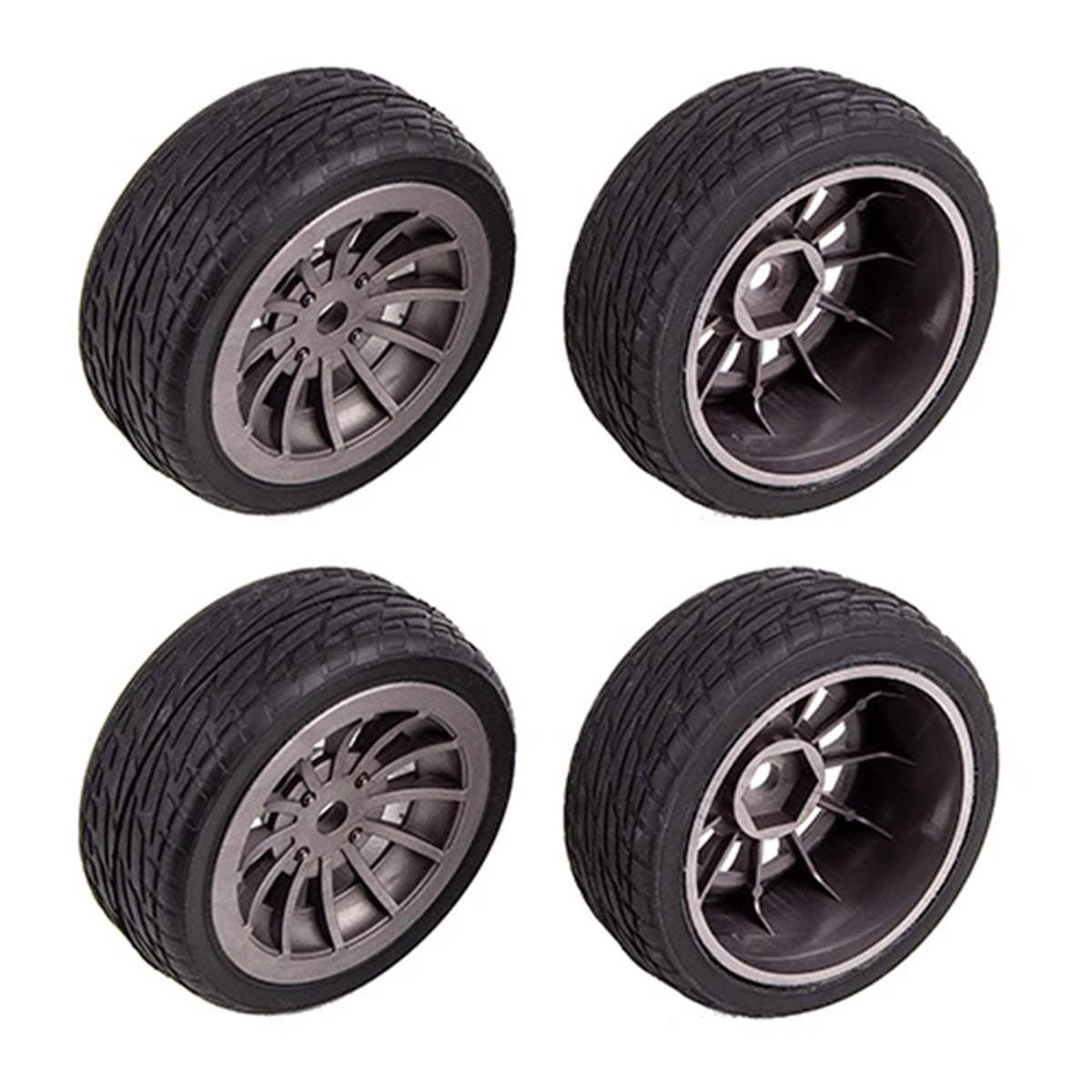 Team Associated Apex2 Sport Datsun 240Z Pre-Mounted Wheels & Tires (4)