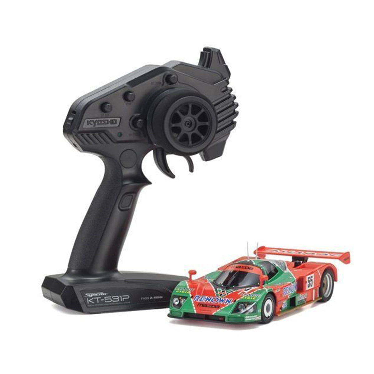 Kyosho MR-03 Mini-Z RWD ReadySet w/Mazda 787B No.55 1991 Le Mans Winner Body w/KT-531P 2.4GHz Radio