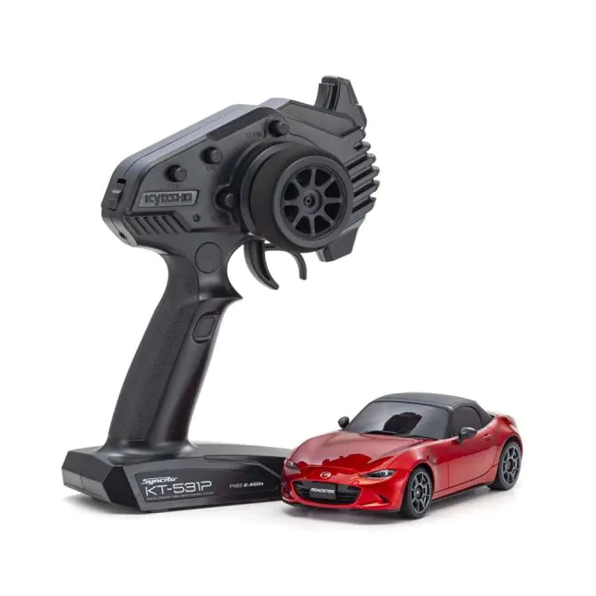 Kyosho MR-03 Mini-Z RWD ReadySet w/Mazda Roadster Body (Soul Red Premium Metallic) w/KT-531P 2.4GHz Radio