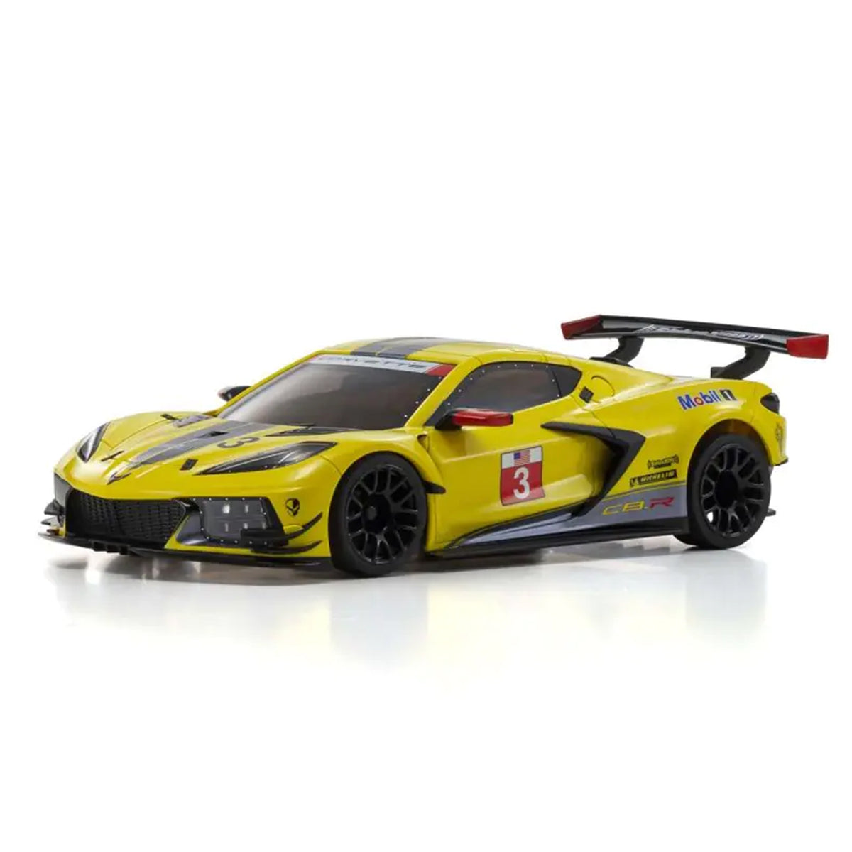 Kyosho MR-03 Mini-Z RWD Series Ready Set Chevrolet® Corvette® C8.R Racing Yellow w/KT-531P 2.4GHz Radio