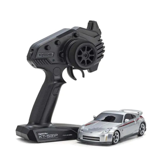 Kyosho MR-03 Mini-Z RWD Series Ready Set Nissan Fairlady Z S-tune Silver  w/KT-531P 2.4GHz Radio (Copy)