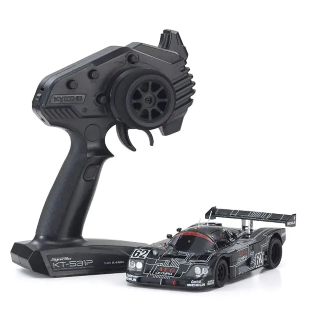 Kyosho Mini-Z RWD Sauber-Mercedes Gruppe-C-Rennsportwagen C9, Nr.62, LM 1988