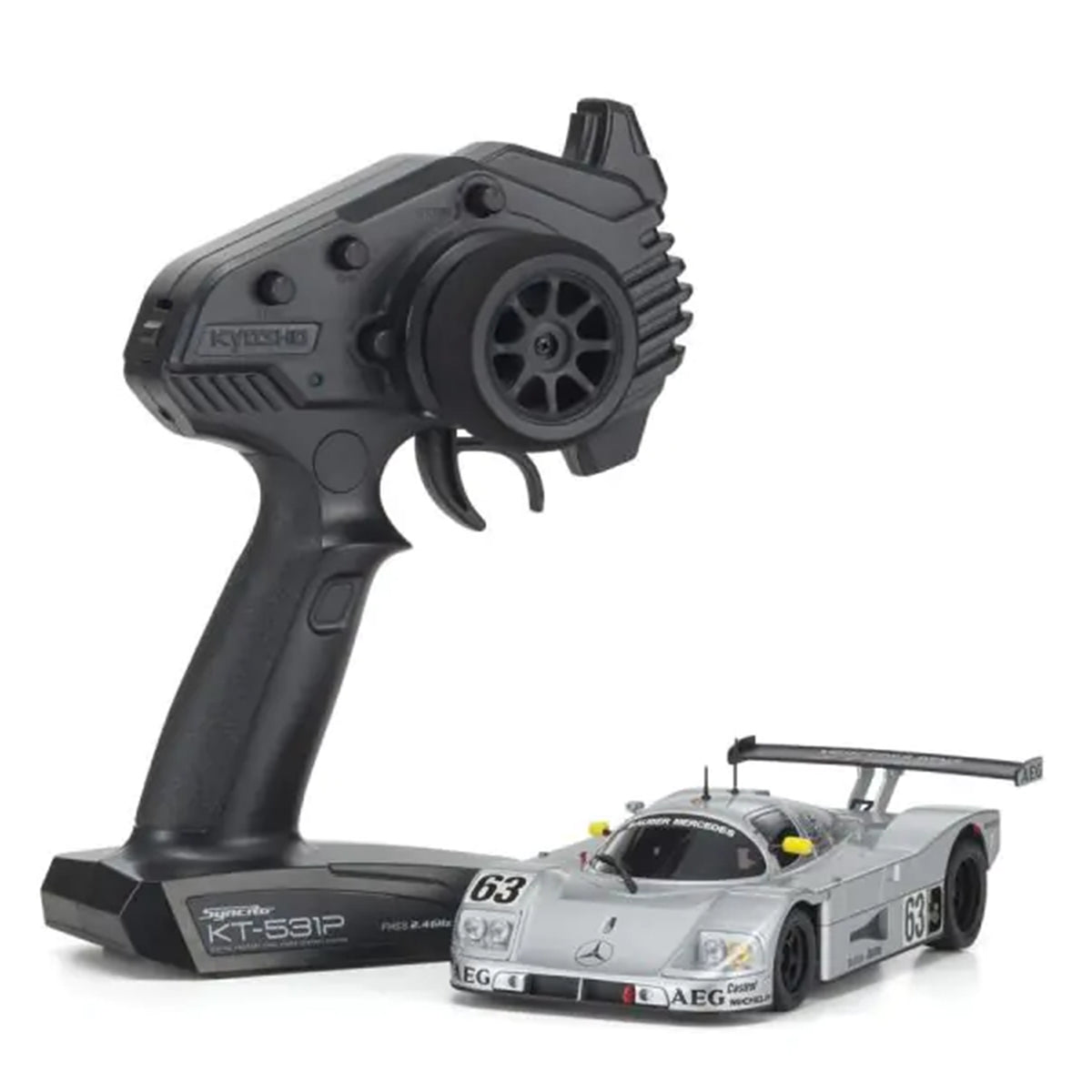 Kyosho Mini-Z RWD Sauber Mercedes Gruppe-C-Rennsportwagen C 9 Nr. 63 LM 1989