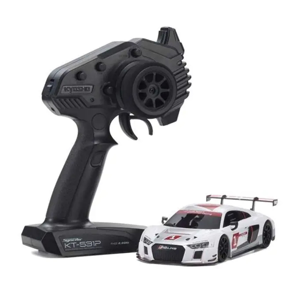 Kyosho Mini-Z MR-04W-MM RWD MR Readyset Audi R8 LMS 2016 “White"