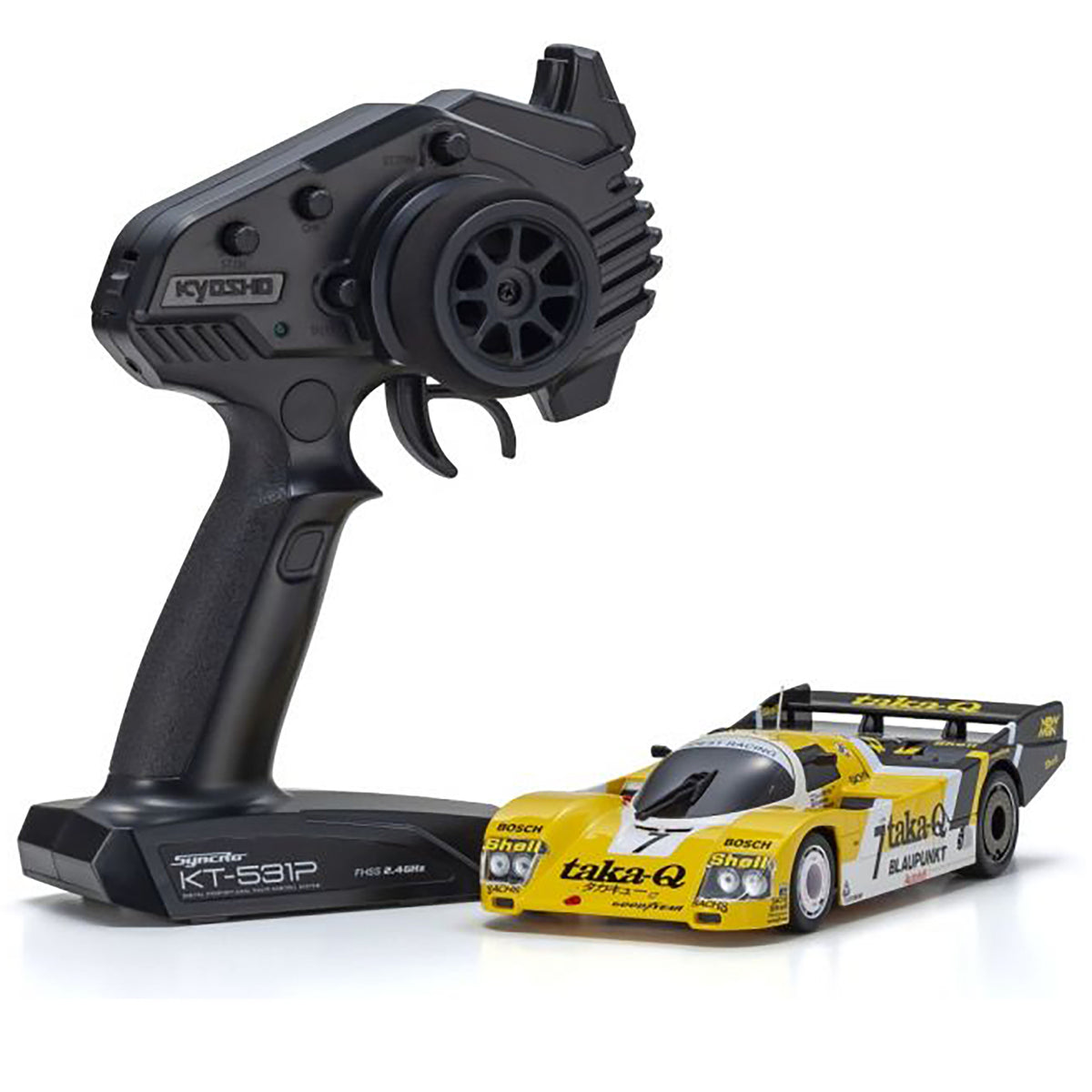 Kyosho Mini-Z MR-04W-LM RWD MR Readyset Porsche 962 C Coupe LH No.7 LM 1987