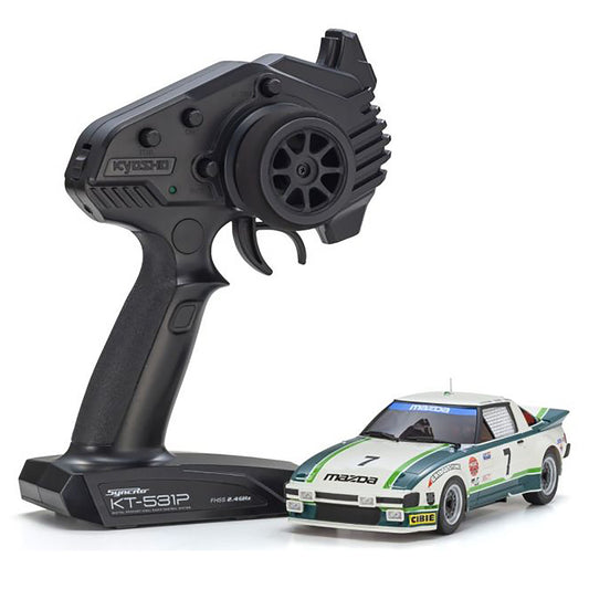 Kyosho MR-04 RWD Mini-Z Readyset w/Mazda Savanna RX-7 (SA22C) "1979 Daytona GTU Class Winner No.7" w/KT-531P 2.4GHz Radio