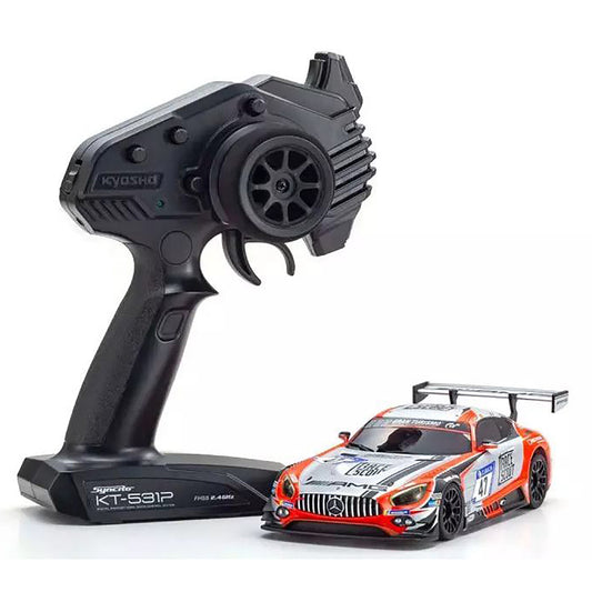 Kyosho Mini-Z MR-04W-MM RWD MR Readyset Mercedes-AMG GT3 No.47 24H Nurburgring 2018