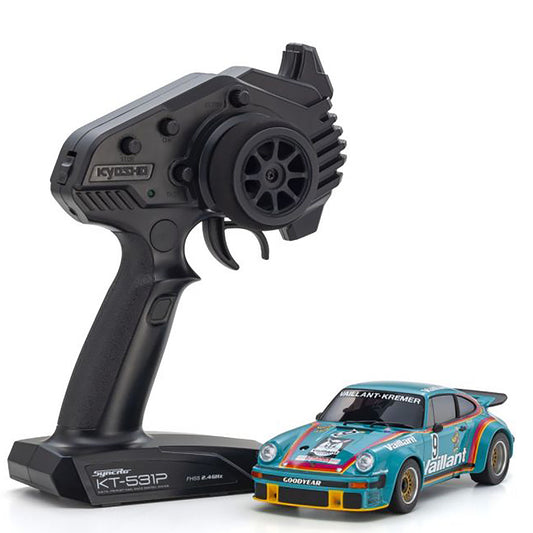 Kyosho MR-04 RWD Mini-Z Readyset w/Porsche 934 RSR Turbo 1976 Vaillant #9 w/KT-531P 2.4GHz Radio