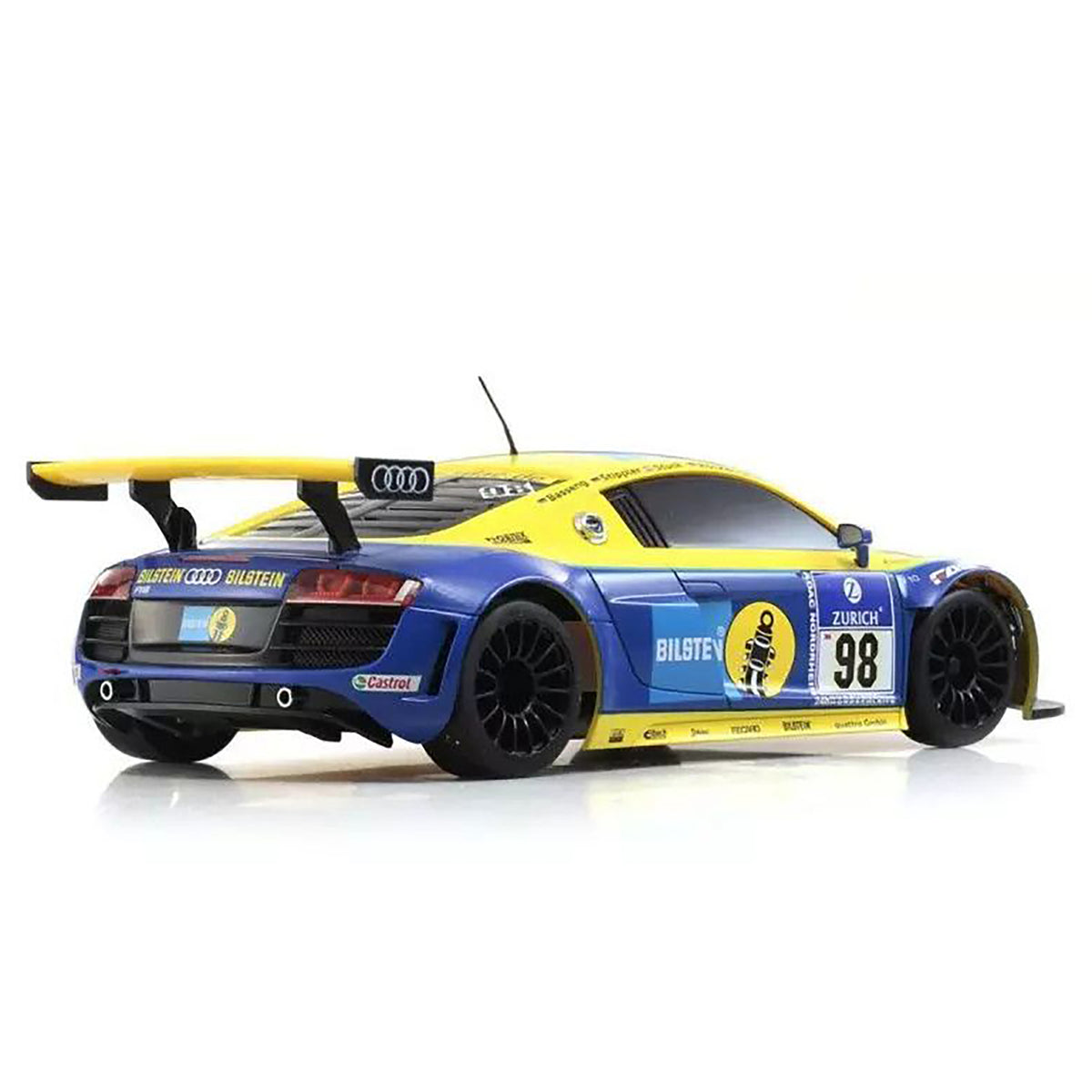 Kyosho Mini-Z MR-04W-MM RWD MR Readyset Audi R8 LMS Phoenix Racing NBR 2010 #98