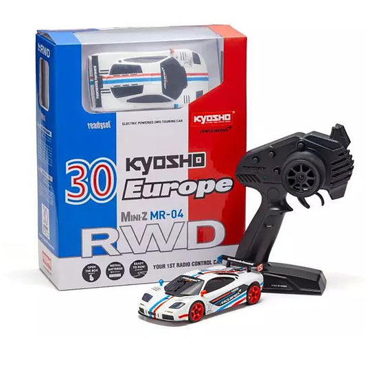 Kyosho Mini-Z MR-04W-MM RWD MR Readyset McLaren F1 GTR KE 30th Anniversary