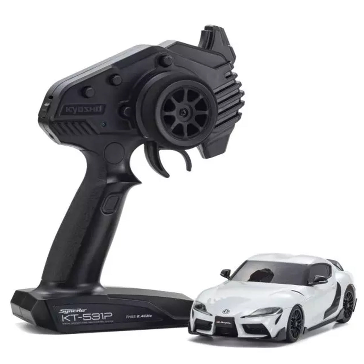 Kyosho Mini-Z MR-04 RWD Readyset Toyota GR Supra TRD Aero White Metallic