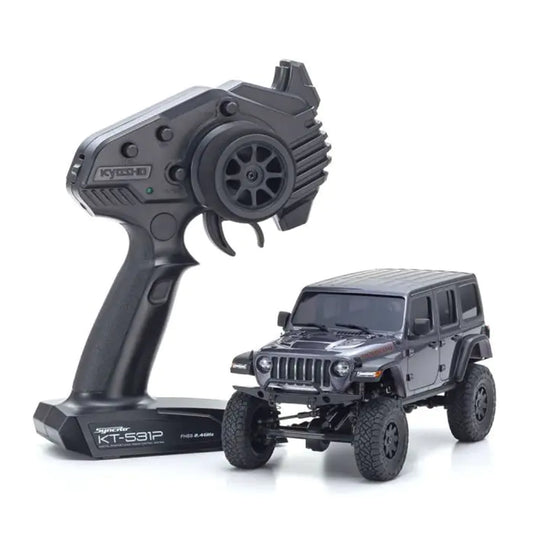 Kyosho Mini-Z 4x4 MX-01 Readyset Jeep Wrangler Unlimited Granite Crystal Metallic