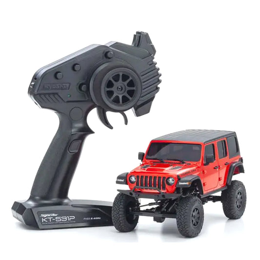 Kyosho Mini-Z 4x4 MX-01 Readyset Jeep Wrangler Unlimited Firecracker Red