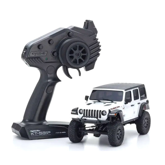 Kyosho Mini-Z 4x4 MX-01 Readyset Jeep Wrangler Unlimited Bright White